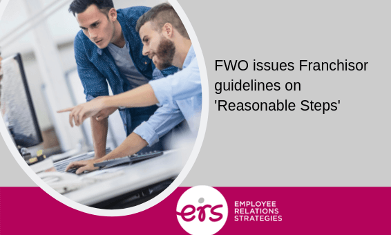 Franchisor reasonable steps requirements 1