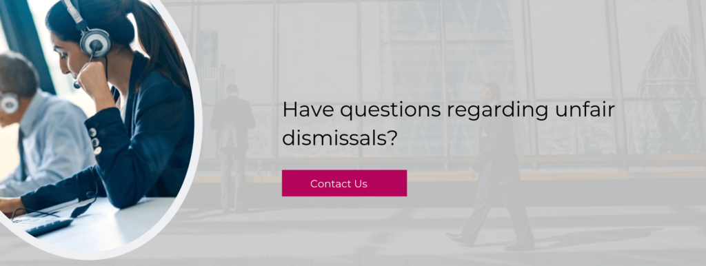 Unfair Dismissal Call to Action