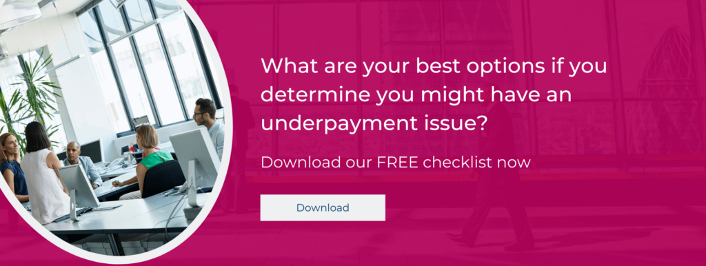 Avoiding Underpayments