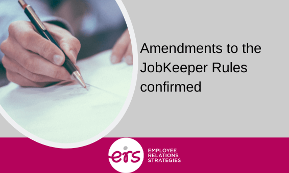 Amendments To Jobkeeper Rules Confirmed Er Strategies